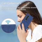 For Samsung Galaxy Z Fold3 5G Dierfeng Dream Line TPU + PU Leather Phone Case(Blue) - 7
