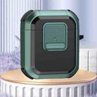 For AirPods 2 / 1 Wireless Earphones Protective Case(Dark Green) - 1