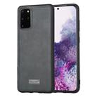 For Samsung Galaxy S20 Plus SULADA Shockproof TPU + Handmade Leather Protective Case(Green) - 1
