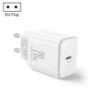 JOYROOM TCF06 Flash Series 20W USB-C/Type-C Single Port Charger, Specification:EU Plug(White) - 1