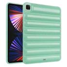 For iPad Pro 12.9 2022 / 2021 Eiderdown Cushion Shockproof Tablet Case(Green) - 1