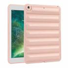 For iPad 9.7 2018 / 2017 Eiderdown Cushion Shockproof Tablet Case(Pink) - 1