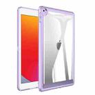 For iPad 10.2 2021 / 2020 / 2019 Transparent Acrylic Tablet Case(Light Purple) - 1