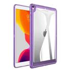 For iPad Air 3 10.5 2019 Transparent Acrylic Tablet Case(Dark Purple) - 1