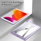 For iPad Air 3 10.5 2019 Transparent Acrylic Tablet Case(Dark Purple) - 3