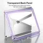 For iPad Air 3 10.5 2019 Transparent Acrylic Tablet Case(Dark Purple) - 5