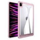 For iPad Pro 11 2022 / 2021 / 2020 Transparent Acrylic Tablet Case(Pink) - 1