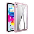 For iPad 10th Gen 10.9 2022 Transparent Acrylic Tablet Case(Pink) - 1