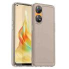For OPPO Reno8 T 4G Candy Series TPU Phone Case(Transparent Grey) - 1