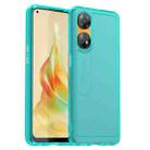 For OPPO Reno8 T 4G Candy Series TPU Phone Case(Transparent Blue) - 1