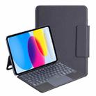 J3128D For iPad 10th Gen 10.9 2022 Backlight Bluetooth Keyboard Leather Case(Black) - 1