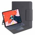 J3129D For iPad Pro 12.9 2022/2021/2020/2018 Backlight Bluetooth Keyboard Leather Case(Black) - 1