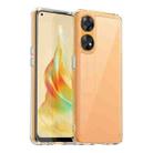 For OPPO Reno8 T 4G Colorful Series Acrylic + TPU Phone Case(Transparent) - 1