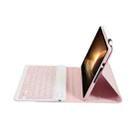 For OPPO Pad 2 11.61 inch 2023 OP13 Lambskin Texture Ultra-thin Detachable Bluetooth Keyboard Leather Case(Pink) - 5