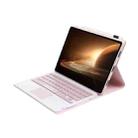 For OPPO Pad 2 11.61 inch 2023 OP13-A Lambskin Texture Ultra-thin Detachable Bluetooth Keyboard Leather Case with Touchpad(Pink) - 4