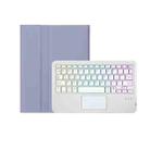 For OPPO Pad 2 11.61 inch 2023 OP13-AS Lambskin Texture Ultra-thin Detachable Backlight Bluetooth Keyboard Leather Case with Touchpad(Purple) - 2
