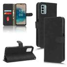 For Nokia G22 Skin Feel Magnetic Flip Leather Phone Case(Black) - 1