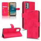 For Nokia G22 Skin Feel Magnetic Flip Leather Phone Case(Rose Red) - 1