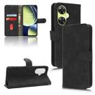 For OnePlus Nord CE 3 Skin Feel Magnetic Flip Leather Phone Case(Black) - 1