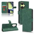 For OnePlus Nord CE 3 Skin Feel Magnetic Flip Leather Phone Case(Green) - 1