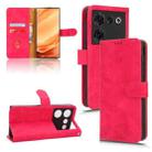 For ZTE nubia Z50 Ultra Skin Feel Magnetic Flip Leather Phone Case(Rose Red) - 1