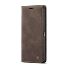 For Xiaomi Redmi Note 12 4G Global CaseMe 013 Multifunctional Horizontal Flip Leather Phone Case(Coffee) - 2