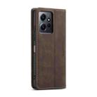 For Xiaomi Redmi Note 12 4G Global CaseMe 013 Multifunctional Horizontal Flip Leather Phone Case(Coffee) - 3