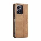 For Xiaomi Redmi Note 12 4G Global CaseMe 013 Multifunctional Horizontal Flip Leather Phone Case(Brown) - 3