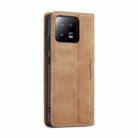 For Xiaomi 13 CaseMe 013 Multifunctional Horizontal Flip Leather Phone Case(Brown) - 3