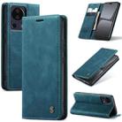 For Xiaomi 13 Lite CaseMe 013 Multifunctional Horizontal Flip Leather Phone Case(Blue) - 1