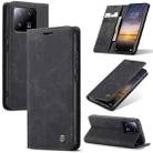 For Xiaomi 13 Pro CaseMe 013 Multifunctional Horizontal Flip Leather Phone Case(Black) - 1