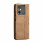 For Xiaomi Redmi 11A / 12C CaseMe 013 Multifunctional Horizontal Flip Leather Phone Case(Brown) - 3