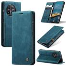 For OnePlus 11 CaseMe 013 Multifunctional Horizontal Flip Leather Phone Case(Blue) - 1