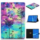 For Lenovo Tab M10 Plus TB-X606F Coloured Drawing Horizontal Flip Leather Case with Holder & Card Slot & Sleep / Wake-up Function(Dandelion) - 1