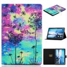 For Lenovo Tab M10 TB-X605F / X505 Coloured Drawing Horizontal Flip Leather Case with Holder & Card Slot(Dandelion) - 1