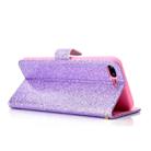 For iPhone 8 Plus Glitter Powder Horizontal Flip Leather Case with Card Slots & Holder & Photo Frame & Wallet(Purple) - 4