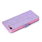 For iPhone 8 Plus Glitter Powder Horizontal Flip Leather Case with Card Slots & Holder & Photo Frame & Wallet(Purple) - 6
