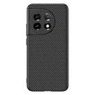 For OnePlus 11 Ultra-thin Carbon Fiber Texture Printing Phone Case(Black) - 1