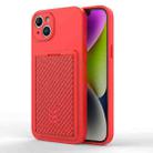 For iPhone 14 Plus Magic Cards Box TPU + PC Phone Case(Red) - 1