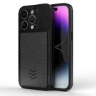 For iPhone 14 Pro Magic Cards Box TPU + PC Phone Case(Black) - 1