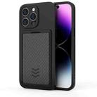 For iPhone 14 Pro Max Magic Cards Box TPU + PC Phone Case(Black) - 1