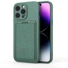 For iPhone 14 Pro Max Magic Cards Box TPU + PC Phone Case(Green) - 1