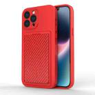 For iPhone 13 Pro Max Magic Cards Box TPU + PC Phone Case(Red) - 1