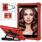 Shield 360 Rotation Handle EVA Shockproof PC Tablet Case For iPad 10.2 2019/2020/2021/Pro 10.5 2017/Air 2019 (Red Black) - 1