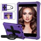 Shield 360 Rotation Handle EVA Shockproof PC Tablet Case For iPad 10.2 2019/2020/2021/Pro 10.5 2017/Air 2019 (Purple Black) - 1