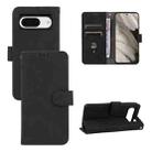 For Google Pixel 8 Skin Feel Magnetic Flip Leather Phone Case(Black) - 1