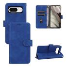 For Google Pixel 8 Skin Feel Magnetic Flip Leather Phone Case(Blue) - 1