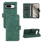 For Google Pixel 8 Skin Feel Magnetic Flip Leather Phone Case(Green) - 1