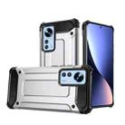 For Xiaomi 12S Magic Armor TPU + PC Combination Phone Case(Silver) - 1