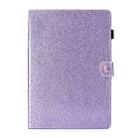 Love Buckle Glitter Horizontal Flip Leather Case For iPad Air / 9.7 2018 / 9.7 2017(Purple) - 2